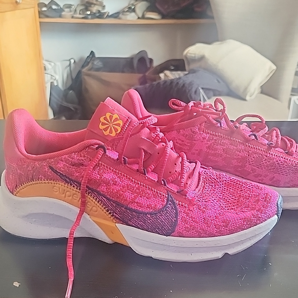 Nike Pink and Orange Sneakers
